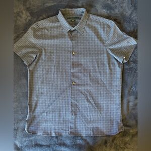 Men's Blue Checkered Shirt